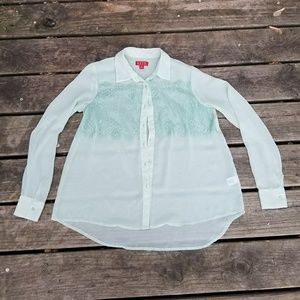 Elle sheer blouse
